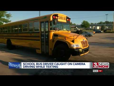 Bus driver fired after texting while driving school bus
