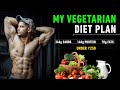 Vegetarian Full Day Diet Plan For Muscle Gaining | No Supplements | Sehaj Zaildar