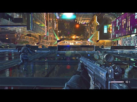 Amazing Skyscraper Rappel Mission Gameplay | Epic Shooter Game Call of Duty Ghost