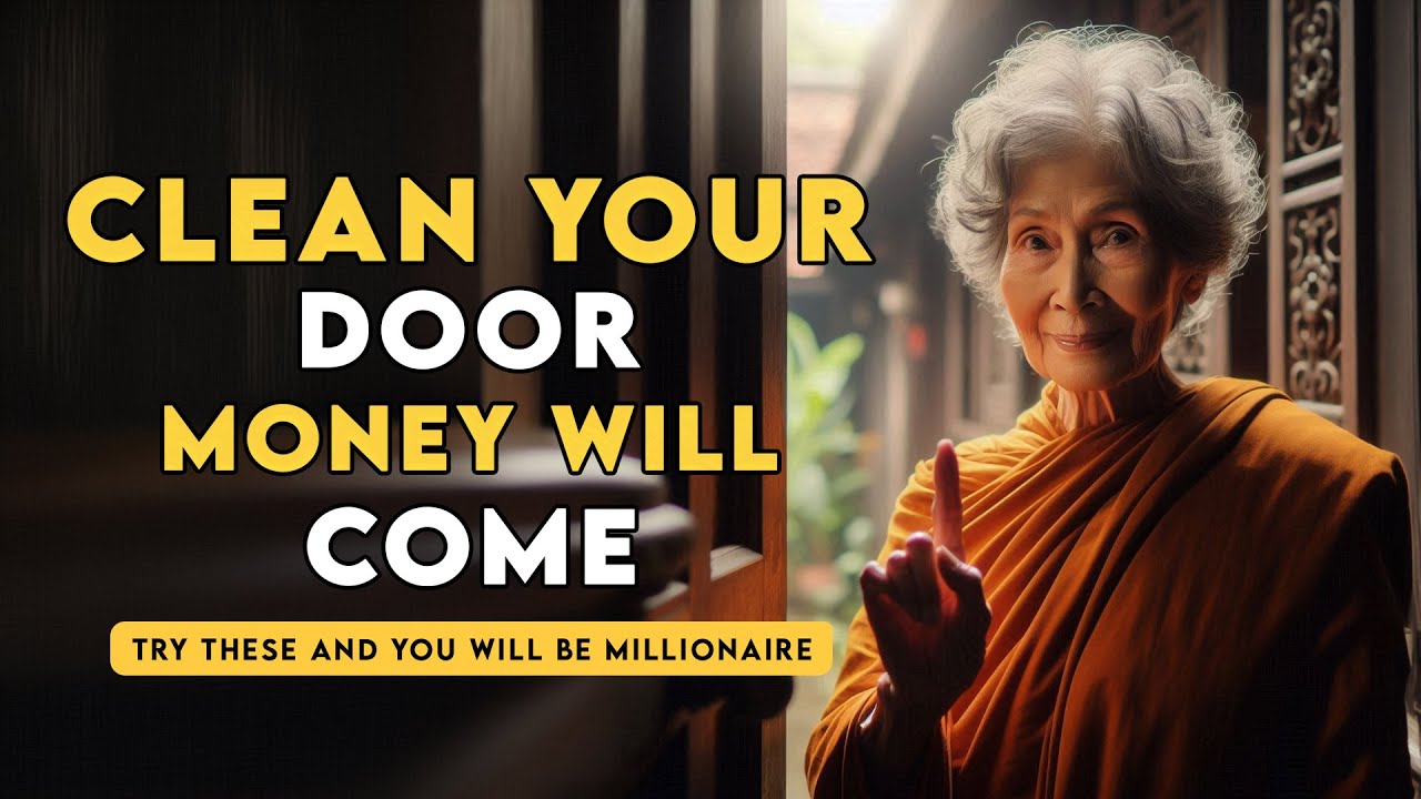 BE RICH! Clean your Door with THIS WATER and ATTRACT A LOT OF MONEY | Buddhist Teachings