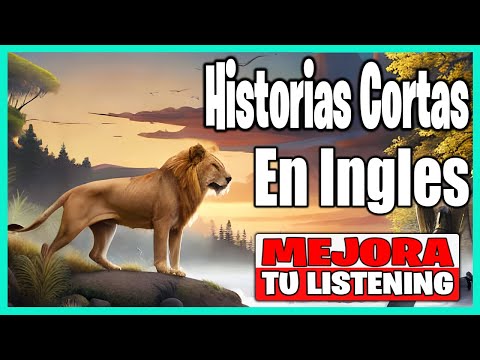 🟠 HISTORIAS CORTAS EN INGLÉS PARA APRENDER | 🦁 EL LEÓN Y EL RATÓN | ✔️ MEJORA TU DOMINIO DEL IDIOMA