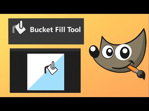 How to Use Bucket Fill tool in GIMP Fill an Image