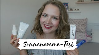 GESICHTS-SONNENCREME-RANKING 2022☀️ // Chemisch vs. mineralisch - 7 Cremes im Test // annanas beauty