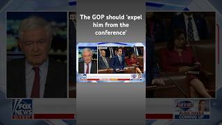 Newt Gingrich SOUNDS OFF on Matt Gaetz for motion to oust McCarthy #shorts