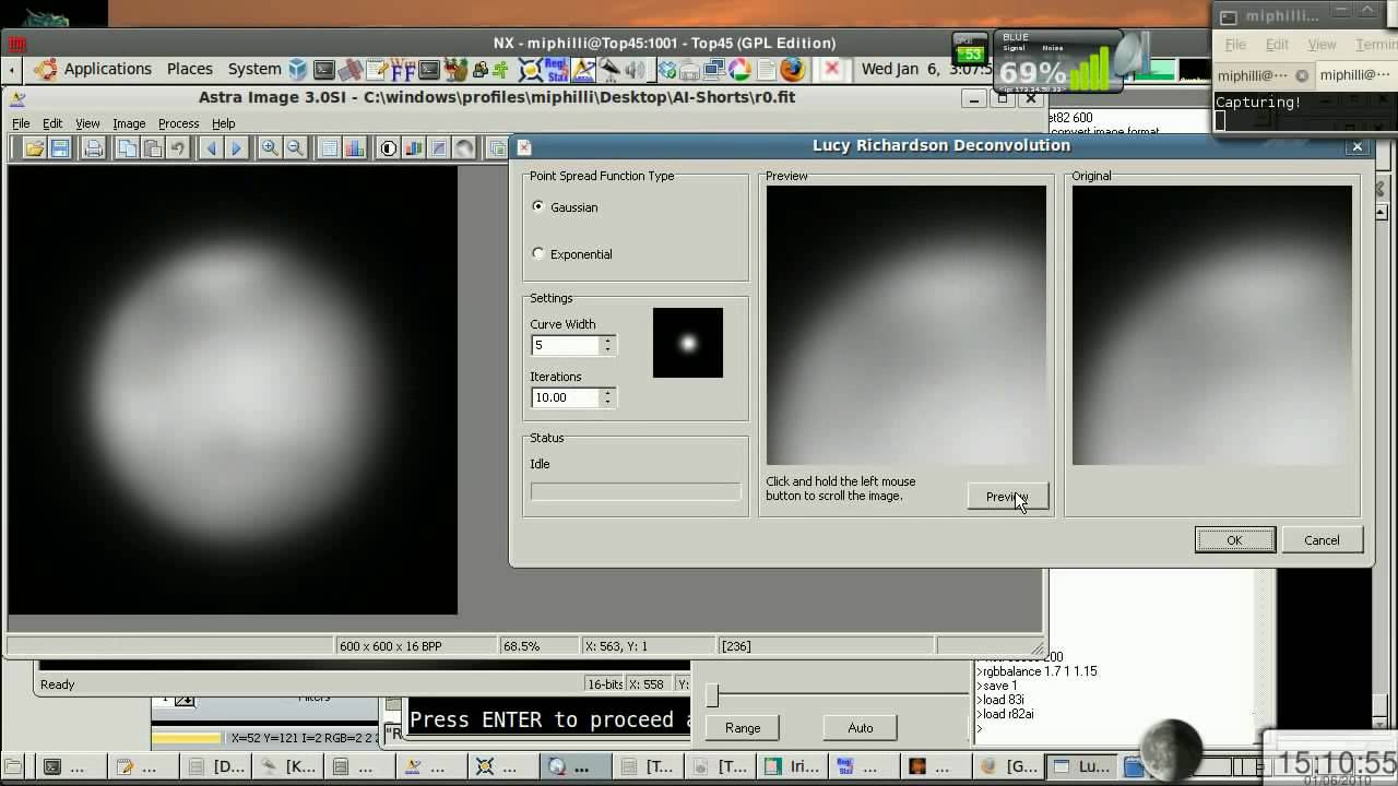 Quick Planetary Processing tutorial using Iris and AstraImage