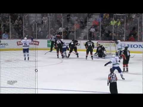 Canucks at Ducks - Aaron Volpatti 3-0 Goal - 01.25.13 - HD