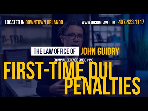 First-Time DUI Penalties