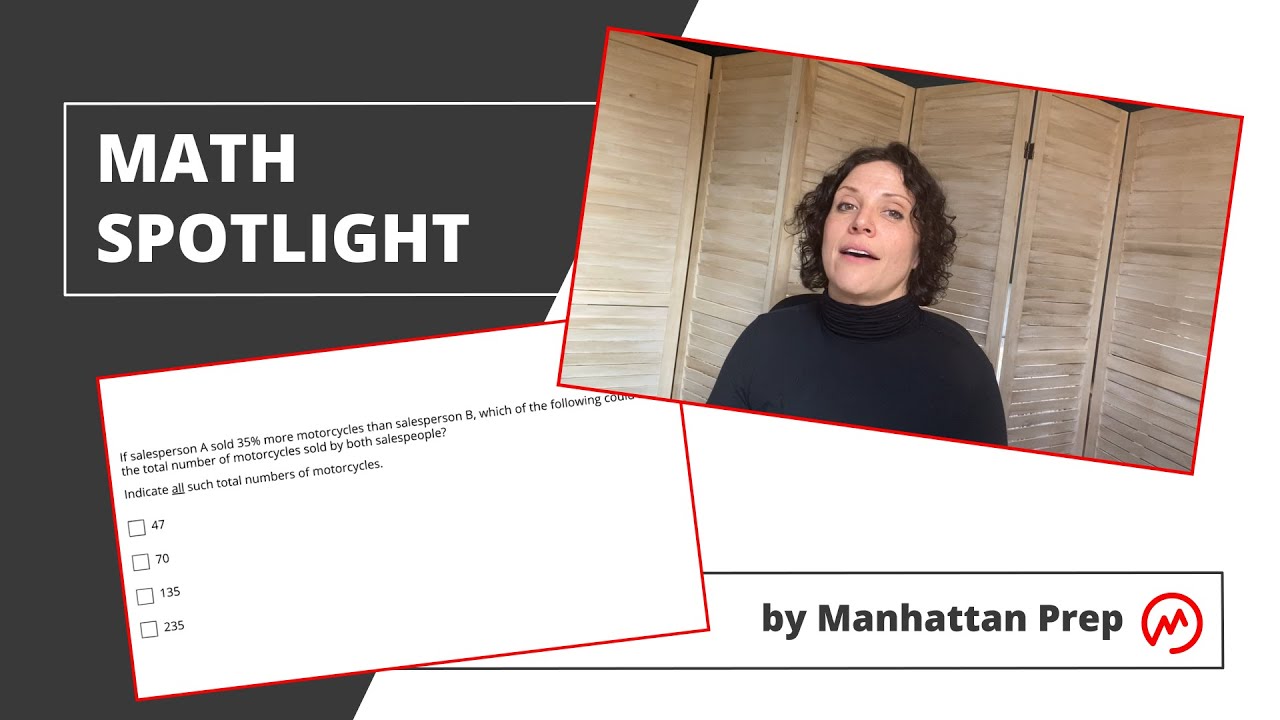 The GRE Math Spotlight: Whitney Teaches an Intermediate Quant Question