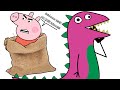 BARNEY WANTS TO STEAL PEPPA PIG MEME