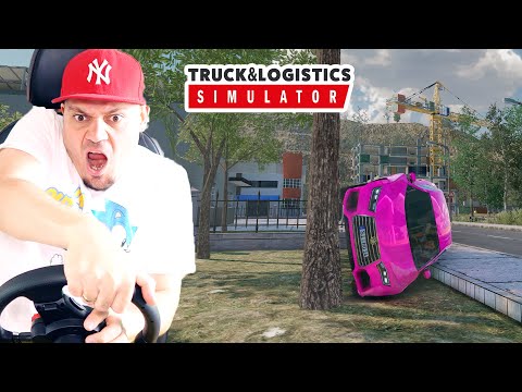Fatal TREE CRASH in my PINK AUDI A7! *220 km/h* 🚚 Logistics Simulator