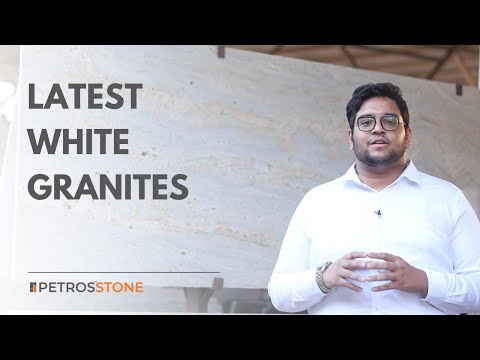 White Persa Polished Granite Slab, Thickness: 15-20 mm
