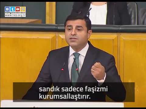 Demirtaş: ''Ne adil seçimi? Kim kimi kandırıyor? Sandık sadece faşizmi kurumsallaştırır.''