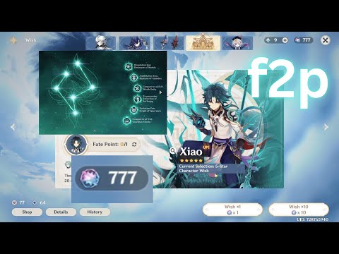 are 777 pulls enough for c6 xiao? | f2p c6 xiao pulls | 1.5 year savings | Genshin Impact