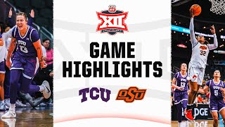 TCU vs. Oklahoma State | Phillips 66 Big 12 Women's Basketball Championship | March 8, 2024