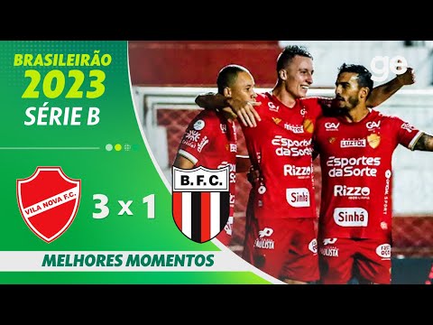 VILA NOVA 3 X 1 BOTAFOGO-SP | MELHORES MOMENTOS | 32ª RODADA BRASILEIRÃO SÉRIE B 2023 | ge.globo