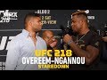 UFC 218 Alistair Overeem Vs Francis Ngannou Staredown MMA Fighting