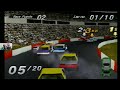 Destruction Derby Season 2 Division 5 Crossover Track On PlayStation 1 In 1080p