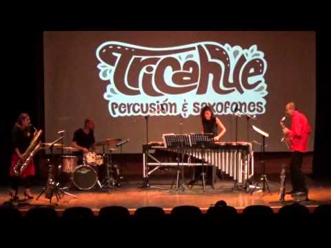 Tricahue, percusión y saxofones Boreal de Alejandro Guillier