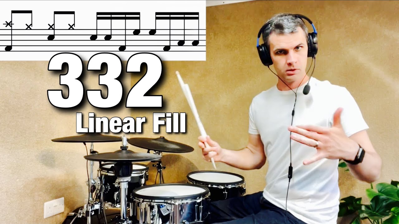 332 Linear Fill | Dex Star Drum Lesson