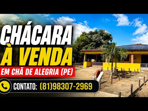 2 #chácara  EM PERNAMBUCO, CHÃ DE ALEGRIA (1800m2) #sitio 