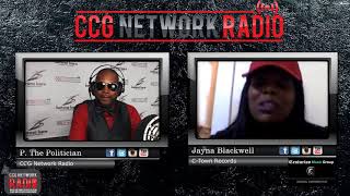 JAYNA BLACKWELL INTERVIEWS WITH THE CCG RADIO NETWORK!