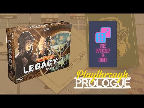 Pandemic Legacy Season 0 SOLO PLAYTHROUGH: PROLOGUE NO Spoilers