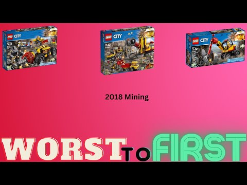 Worst to First 2018 Lego Mining Sets