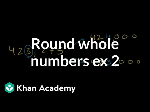 Rounding Whole Numbers 2