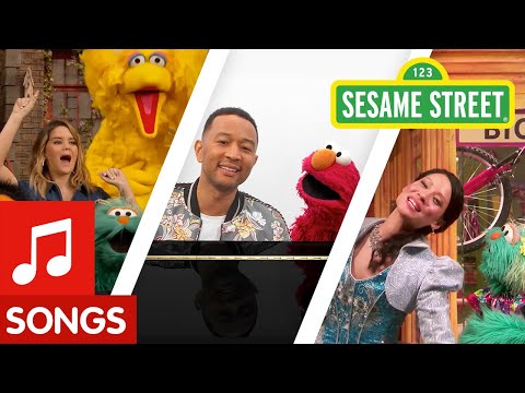 Sesame Street: Celebrity Songs Compilation with Elmo and Friends!