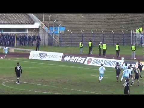 15. kolo JSL: Spartak - Partizan 2:2 (Subotica, 01.12.2012)