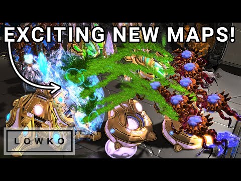 StarCraft 2: NEW MAPS - Tired of the Ladder Maps... (Zest vs Armani)