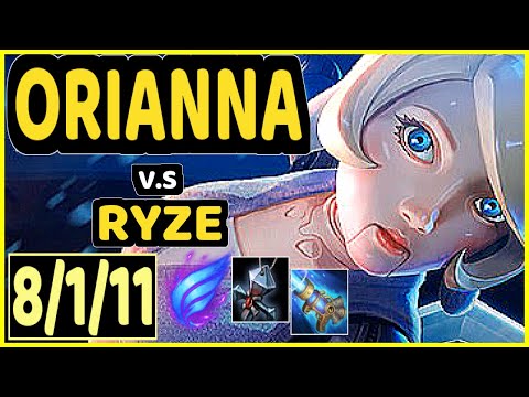 PEKIN WOOF (ORIANNA) vs RYZE - 8/1/11 KDA MID GAMEPLAY - NA Ranked GRANDMASTER
