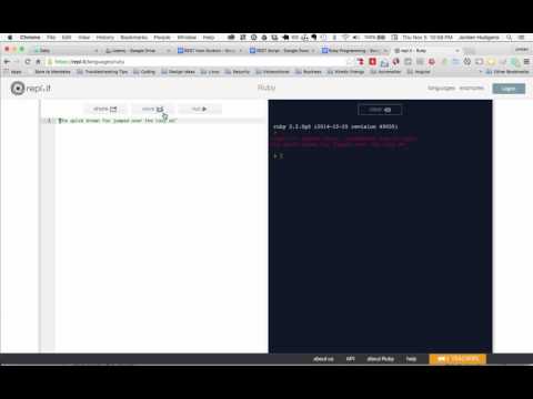 String overview in Ruby