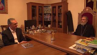 Foreign Minister of Armenia met with the leader of Artsakh Diocese of the Armenian Apostolic Church