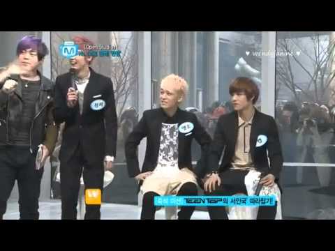 130307 Mnet Wide TEENTOP Chunji and Ricky Acting CUT "Reply 1997"