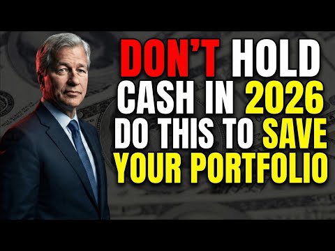 Jamie Dimon: Don't Hold CASH In 2026 Do This To Save Your Portfolio