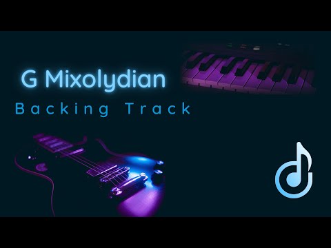 G Mixolydian - Guitar backing track