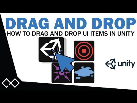 Unity Drag and Drop Tutorial - How To Drag and Drop UI Elements in Unity 5 | Unity 5 UI Tutorial
