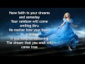 Lily James - A dream is A wish your Heart make Lyrics - Cinderella Soundtrack