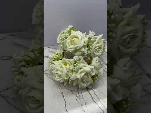 White Artificial Flower Gajray | Elegant Flower Gajra video thumbnail
