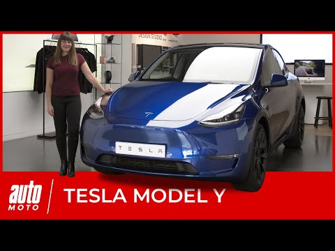 Tesla Model Y : découverte du SUV et de son intérieur