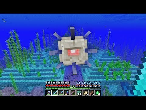 I found a ocean monument in minecraft (epic)