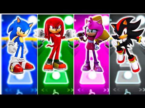 💥 Sonic Prime VS Knuckles VS Amy Rose VS Shadow 🎶 Coffin Dance Video (COVER)