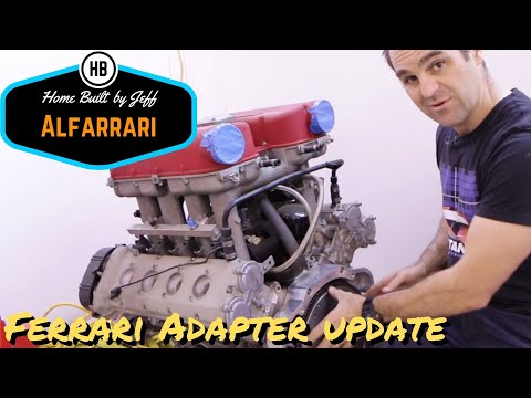 Ferrari engine adapter update - Ferrari engined Alfa 105 Alfarrari build part 40