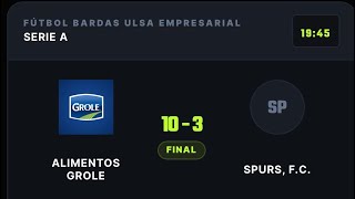Miniatura: Alimentos Grole vs SPURS, F.C.