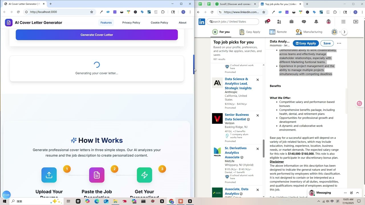 AI Cover Letter Generator video preview