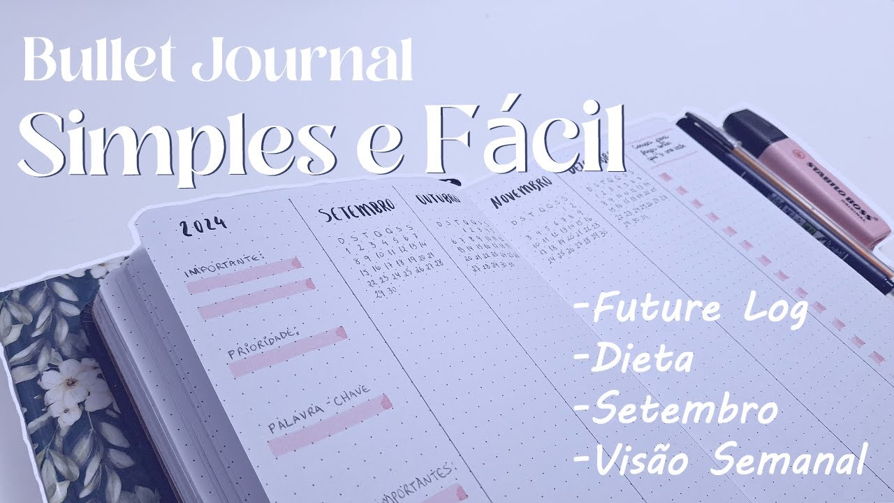 Bullet Journal Baixa Energia