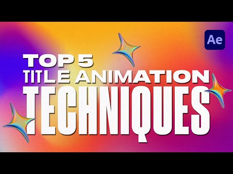Top 5 Title Text Animations You Must Know | After Effects Tutorial
