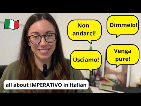 Your Ultimate Guide to IMPERATIVO in Italian language! (Subtitles)