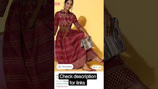Rakhi outfit ideas| ethnic dresses| Myntra outfit ideas